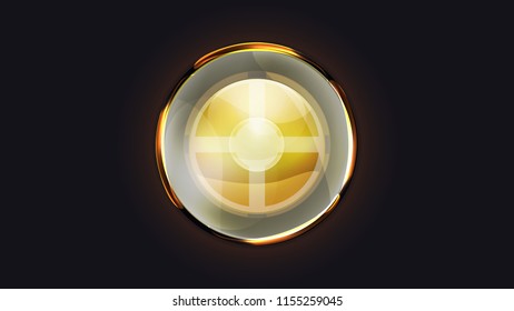 design art neon sphere