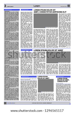 design art newspaper background