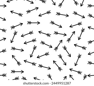 design art seamless pattern with arrow pattern
