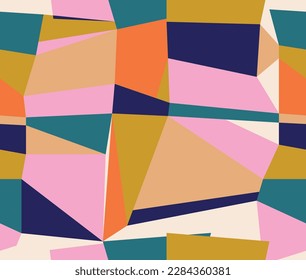 design art seamless pattern style geometric broken line