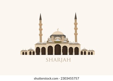 design art of Sharjah mosque 