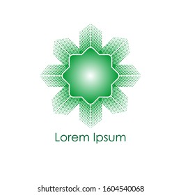 Design art vector halftone dots concept colored
