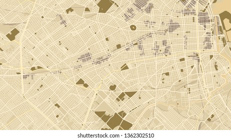 design art vintage map city buenos aires