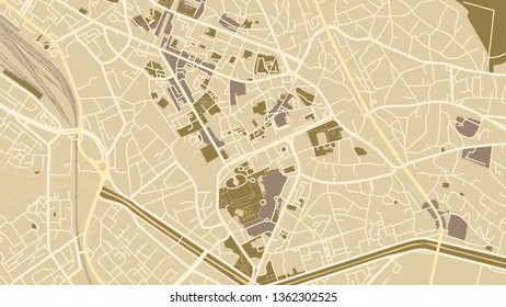 design art vintage map city Uznei