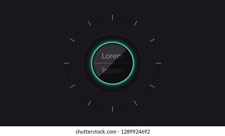 design art web circle button