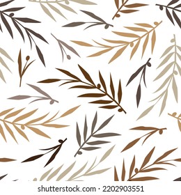 Design with autumn pattern. Vector background. Seamless pattern