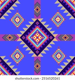 design Aztec pattern and Navajo design indian ornament pattern geometric ethnic textile texture tribal aztec pattern navajo mexican fabric seamless Vector  fashion