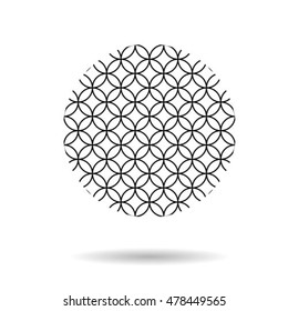 Design backdrop. Abstract monochrome background.
