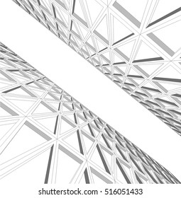 Design background 3d mesh. Geometric structure