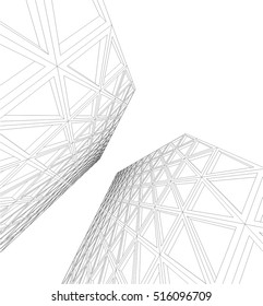 Design background 3d mesh. Geometric structure