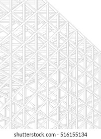 Design background 3d mesh. Geometric structure