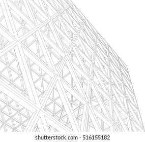 Design background 3d mesh. Geometric structure