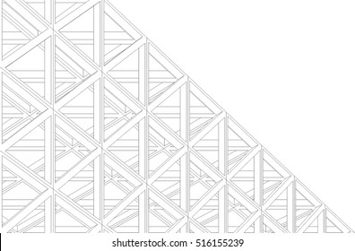 Design background 3d mesh. Geometric structure