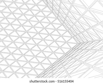 Design background 3d mesh. Geometric structure