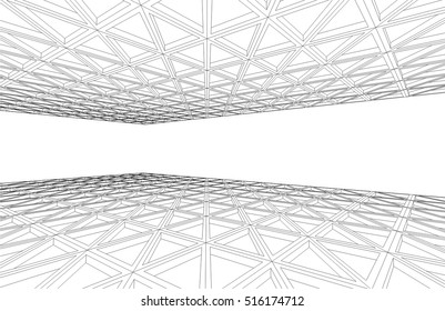 Design background 3d mesh. Geometric structure