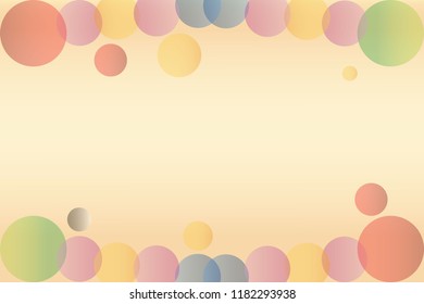 Design Background Abstrack with Nice colorful Bubble. and illustration can create as you like (Multi function). -Thanks -