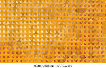 plano de fundo de design com conceito de forma de caixa abstrata. plano de fundo horizontal com motivo caixa amarela completa