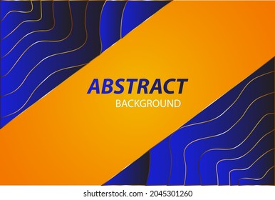 Design-Hintergrund Abstrakte Farbe blaue Gradation und gelbe Gradation.