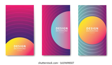Design background with abstract geometric shape for social media post banner, cover. vector design.