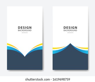 Design background with abstract shape for social media post banner, cover. vector design.