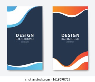 Design background with abstract shape for social media post banner, cover. vector design.