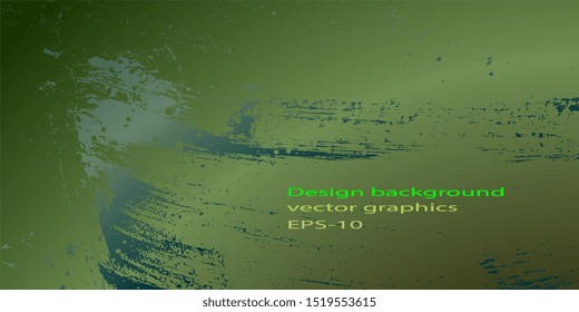 Design background. Abstract vintage background. Art background. Creative vector background for banner and flyer. Texture stains. Designer decorative cover. Vector graphics. Spots and blots