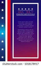 design background of american day