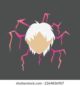 diseño de fondo anime head boy