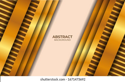 Design Background Brown And Gold Style