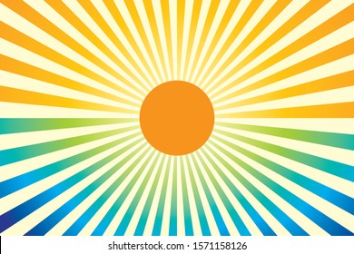 Design background by sunshine vector gradient color