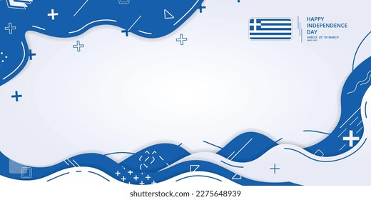 design background to commemorate greece independence day