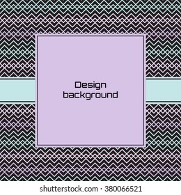 Design background, cover, template. Seamless pattern included