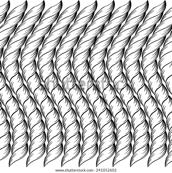 Design Background Curved Lines Rope Stock Vector (Royalty Free ...