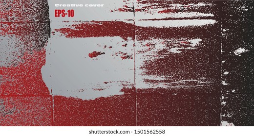 Design background. Designer decorative cover. Business card. Spotted textured background. Vector graphics. Creative vector background for banner and flyer. Spots and blots. EPS-10