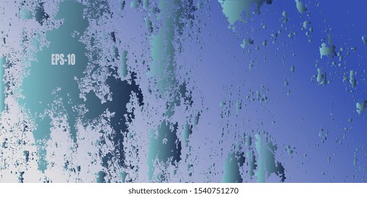 Design background. Designer decorative cover. Business card. Spotted textured background. Vector graphics. Creative vector background for banner and flyer. Spots and blots. EPS-10