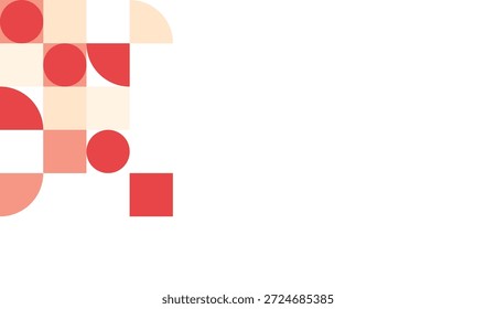 Design background fragment geometric red unique