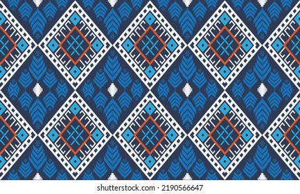 Diseño para fondo, marco, borde o decoración con Ilustración de patrones aztecos de etnia persa en color blanco y negro. Indio nativo, Navajo, Inca Design, Ikat, patrón geométrico