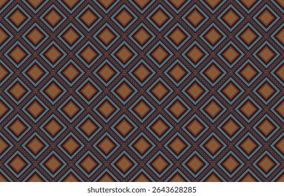 Diseño para fondo, marco, frontera o decoración con ilustración de patrón azteca étnico persa en color blanco y negro. Indio nativo, Navajo, diseño inca, Ikat, patrón geométrico
