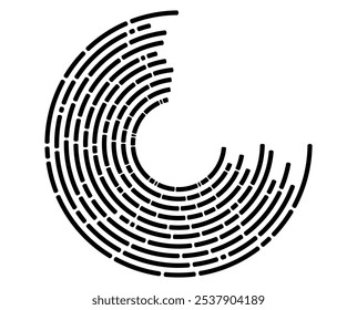 Design Background For Gaming, Puzzle, Education, Graphic Resources, and Entertainment for Banner, Web-design, Brochure, and Presentation. A complex black-and-white maze pattern with intricate pathways