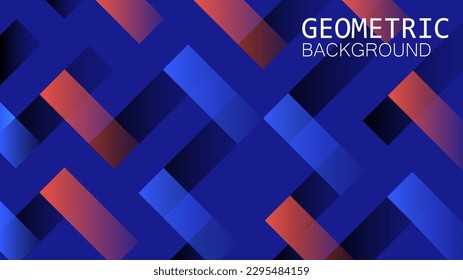 Design background geometric style blue gradient vector illustration concept.