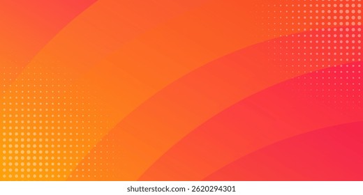 Diseño de color de degradado de fondo. Gradiente amarillo y rosa con decoración de medio tono diseño de arte moderno abstracto