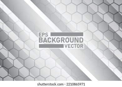 Diseñar imagen de fondo con hexágono o peine de miel en color gris.