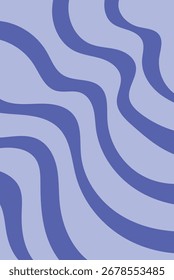 Diseño de línea de fondo tira de flujo de agua única