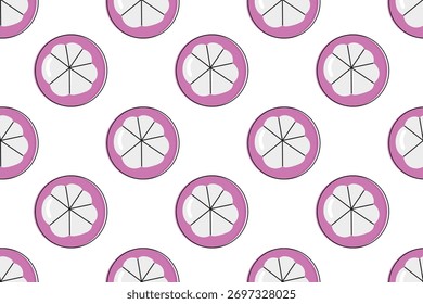 Repetición aislada del mangostán del fondo del diseño
