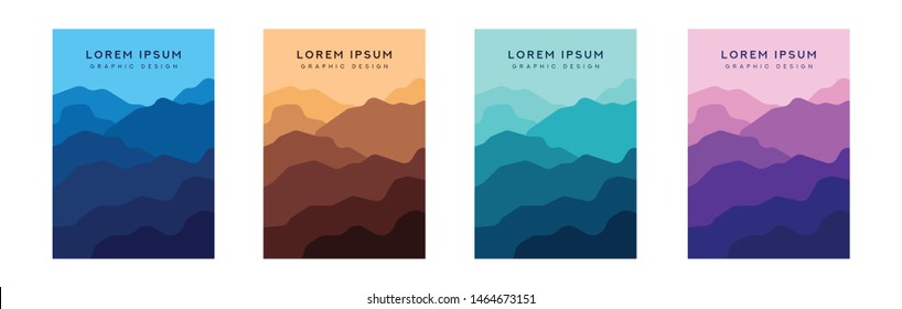 Design Background Minimal Cover. Cool Gradient for Banners, Placards, Posters, flyers etc.