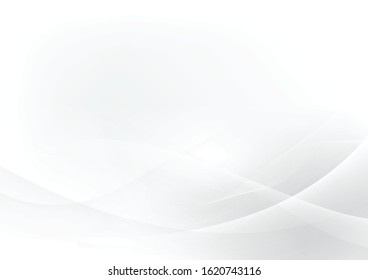Design background modern white wave abstract