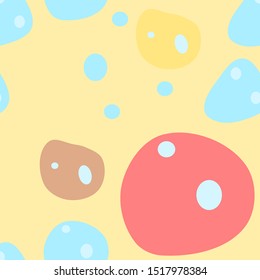 Design background pillow with soft colour circular design pattern