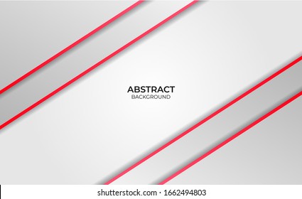 Design Background Red And White