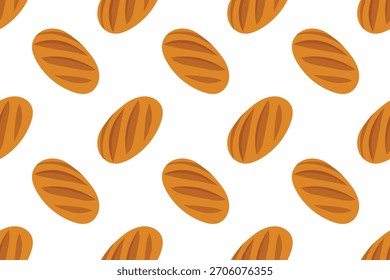 Diseño de fondo de masa madre hornear repetición infinita