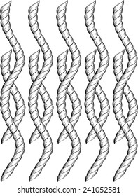 Design background with stripes rope.